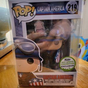 The First Avenger Captain America WWII 2017 Spring Convention Exclusive Pop